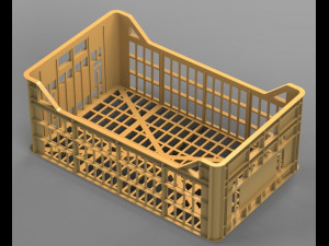 plastic crate 3D Модель
