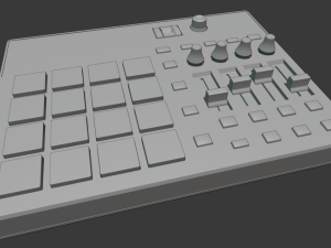 akai professional mpd226 3D मॉडल