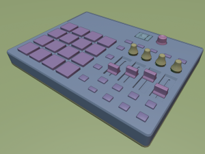 akai professional mpd226 3D मॉडल