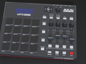 akai professional mpd226 3D मॉडल