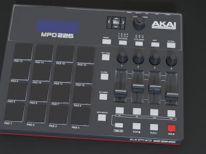 akai professional mpd226 3D Model
