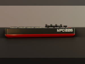 akai professional mpd226 3D मॉडल