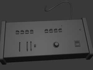 arp little brother vintage synthesizer 3D मॉडल