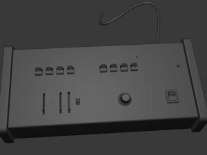 arp little brother vintage synthesizer 3D Model