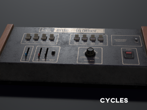 arp little brother vintage synthesizer 3D मॉडल