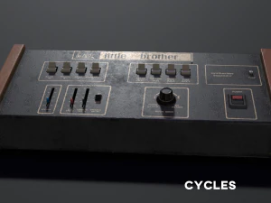 arp little brother vintage synthesizer 3D Model