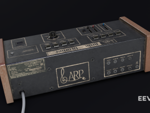 arp little brother vintage synthesizer 3D मॉडल