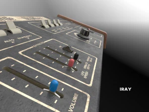 arp little brother vintage synthesizer 3D Model