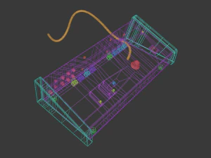 arp little brother vintage synthesizer 3D Model