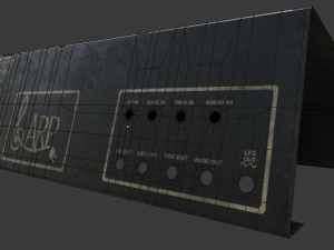 arp little brother vintage synthesizer 3D मॉडल