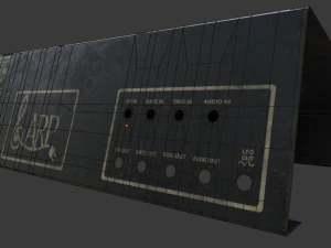 arp little brother vintage synthesizer 3D Model