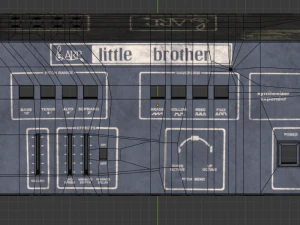 arp little brother vintage synthesizer 3D Model