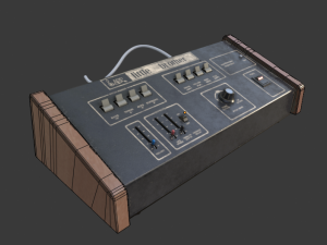 arp little brother vintage synthesizer 3D मॉडल
