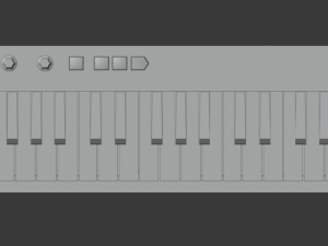 arturia keystep midi keyboard Modèle 3D