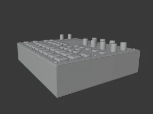 전자 디지털 3D 모델