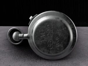 british wwii raf stopwatch 3D Model