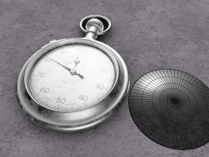 british wwii raf stopwatch 3D Model