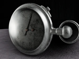 british wwii raf stopwatch 3D Model