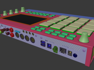 akai mpc live ii Model 3D