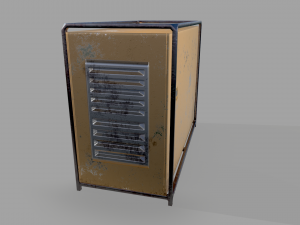 water tower low poly 3D Model
