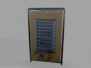 water tower low poly 3D Model
