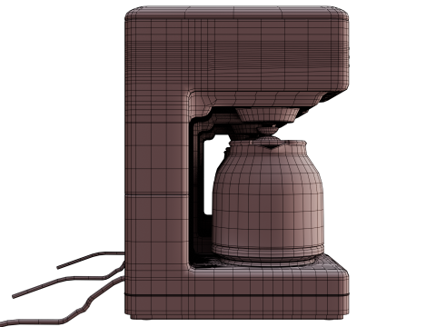 Retro Coffee Makers 3D Model