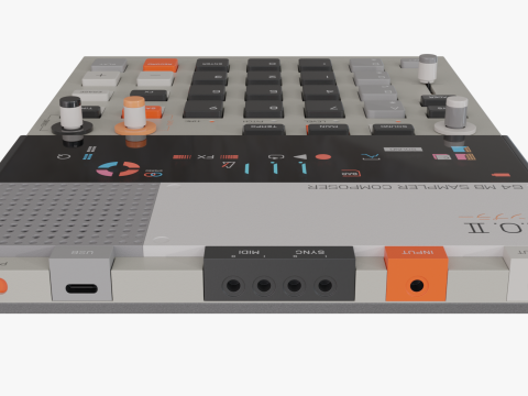 Teenage engineering EP133 KO II 3D Model