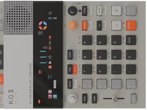 Teenage engineering EP133 KO II 3D Model