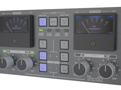 SSL The Bus Plus Compressor 3D-Modell