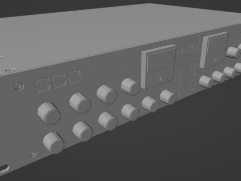 SSL The Bus Plus Compressor 3D-Modell