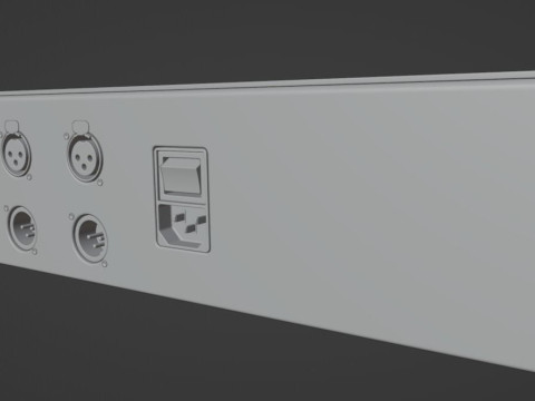 SSL The Bus Plus Compressor 3D-Modell