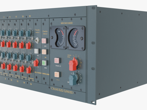 Chandler Limited TG Mini Rack Mixer 3D मॉडल
