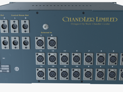 Chandler Limited TG Mini Rack Mixer 3D मॉडल