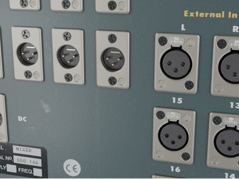 Chandler Limited TG Mini Rack Mixer 3D मॉडल