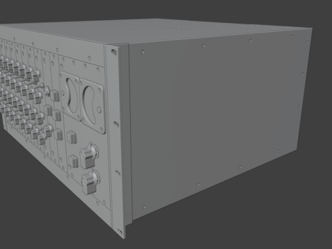 Chandler Limited TG Mini Rack Mixer 3D मॉडल