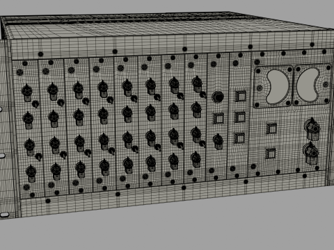 Chandler Limited TG Mini Rack Mixer 3D मॉडल
