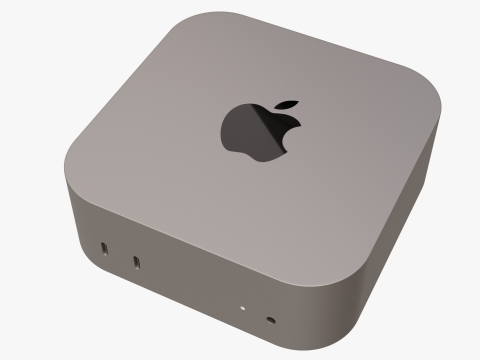 Mac Mini M4 2024 Modèle 3D