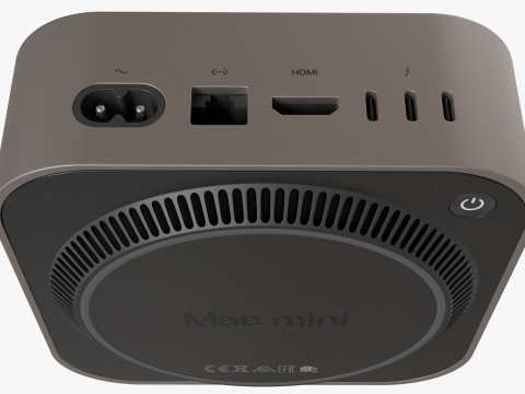 Mac Mini M4 2024 Modèle 3D