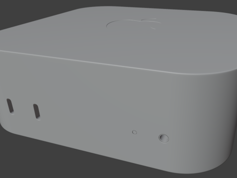 Mac Mini M4 2024 Modèle 3D
