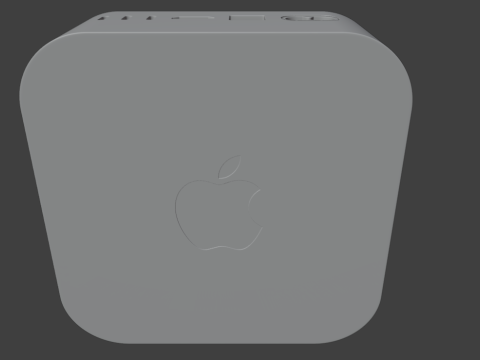 Mac Mini M4 2024 Modèle 3D