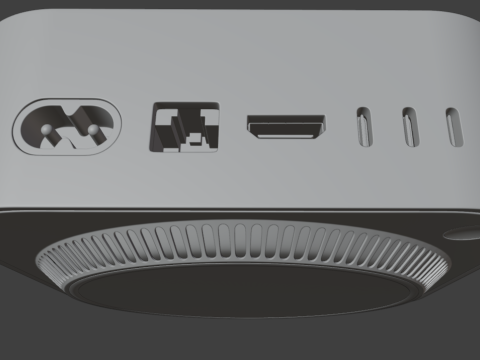 Mac Mini M4 2024 Modèle 3D
