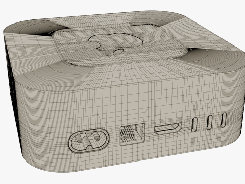 Mac Mini M4 2024 Modèle 3D