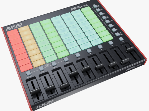 AKAI Professional APC mini MK2 3D Model