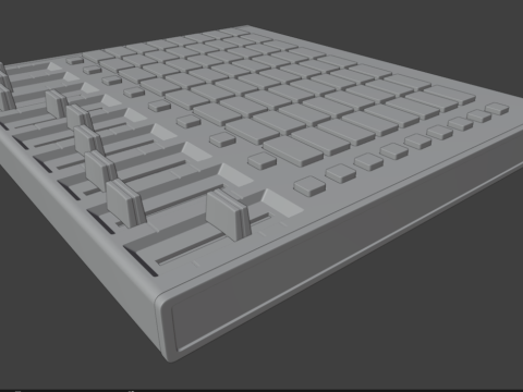 AKAI Professional APC mini MK2 3D 모델