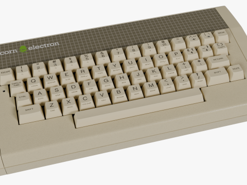 Acorn Electron 3Dモデル