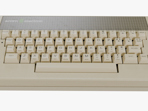 Acorn Electron 3Dモデル