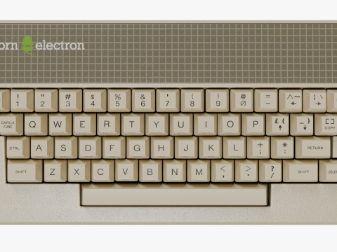 Acorn Electron 3Dモデル