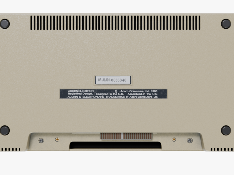 Acorn Electron 3Dモデル