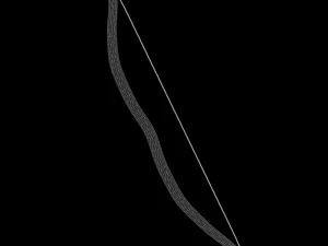 bow and arrow 3D Model
