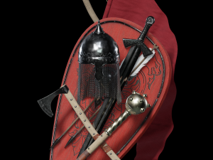set of and warrior uniforms 3D Model